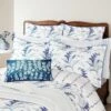 V&A Cotton 200TC Baroque Blue & White Bedding Set - Double -Bedding Promotion Store 3069646 R Z001A