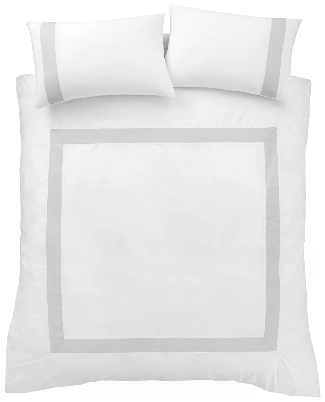 Bianca Cotton 180 TC Tailored White Bedding Set - Double 4 Bianca Cotton 180 TC Tailored White Bedding Set - Double - Image 2