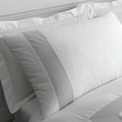 Bianca Cotton 180 TC Tailored White Bedding Set - Double 9 Bianca Cotton 180 TC Tailored White Bedding Set - Double -Bedding Promotion Store 3080175 R Z003A