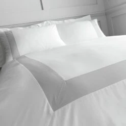 Bianca Cotton 180 TC Tailored White Bedding Set - Double 10 Bianca Cotton 180 TC Tailored White Bedding Set - Double -Bedding Promotion Store 3080175 R Z004A