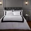 Bianca Cotton 180 TC Tailored Black Bedding Set - Double -Bedding Promotion Store 3080292 R Z001A