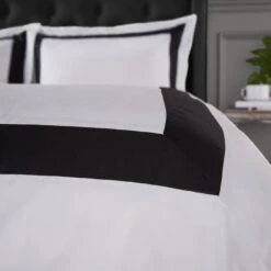 Bianca Cotton 180 TC Tailored Black Bedding Set - Double 9 Bianca Cotton 180 TC Tailored Black Bedding Set - Double -Bedding Promotion Store 3080292 R Z004A