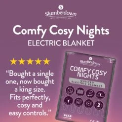 Slumberdown Comfy Cosy Nights Electric Blanket-King 24 Slumberdown Comfy Cosy Nights Electric Blanket-King -Bedding Promotion Store 3082070 R Z002A 1