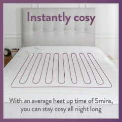 Slumberdown Comfy Cosy Nights Electric Blanket-King 31 Slumberdown Comfy Cosy Nights Electric Blanket-King -Bedding Promotion Store 3082070 R Z006A