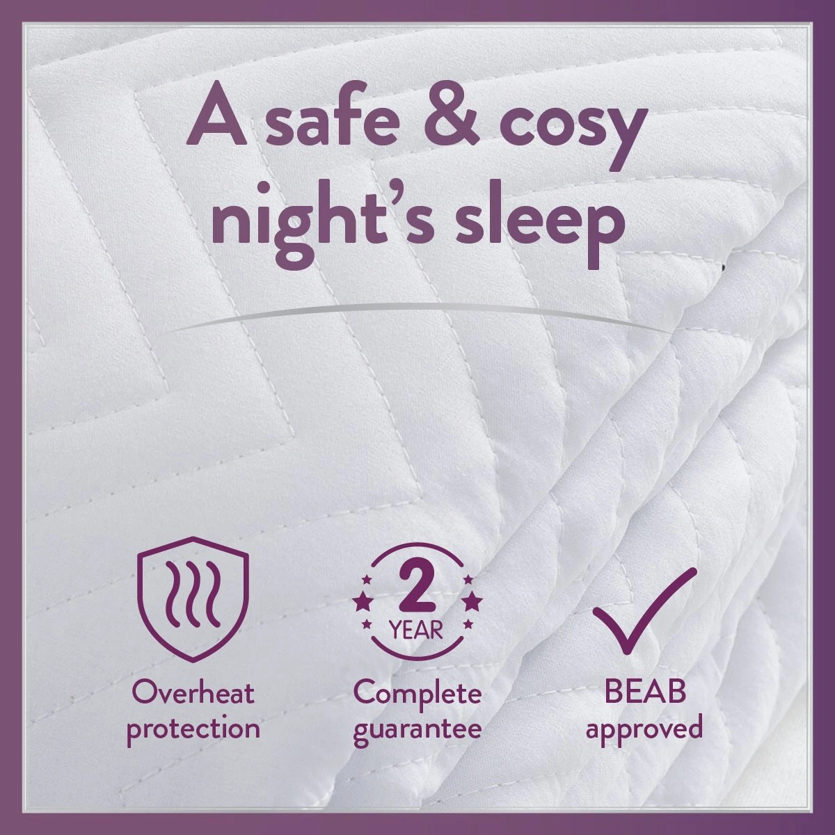 Slumberdown Comfy Cosy Nights Electric Blanket-King 20 Slumberdown Comfy Cosy Nights Electric Blanket-King - Image 18