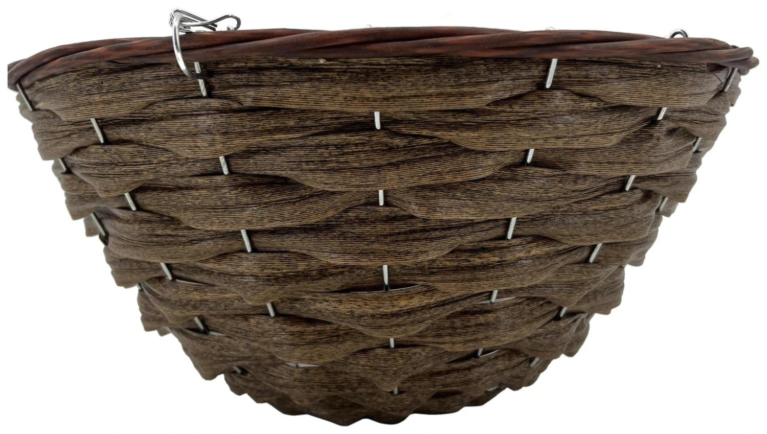 Terrastyle 35cm Rattan Hazel Hanging Basket 5 Terrastyle 35cm Rattan Hazel Hanging Basket - Image 3
