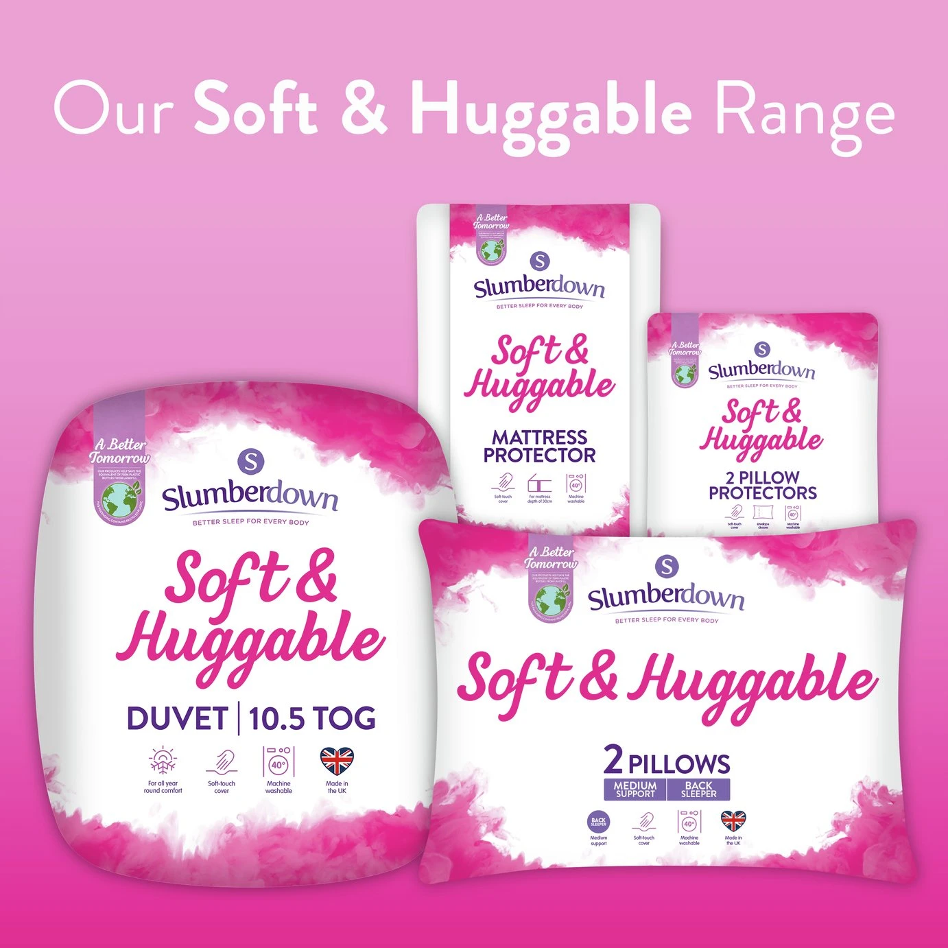 Slumberdown Soft And Huggable 13.5 Tog Duvet - Single 11 Slumberdown Soft And Huggable 13.5 Tog Duvet - Single - Image 9