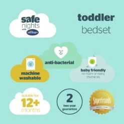 Silentnight Safe Nights Anti Allergy Duvet & Pillow -Cot Bed 21 Silentnight Safe Nights Anti Allergy Duvet & Pillow -Cot Bed -Bedding Promotion Store 3112012 R Z010A