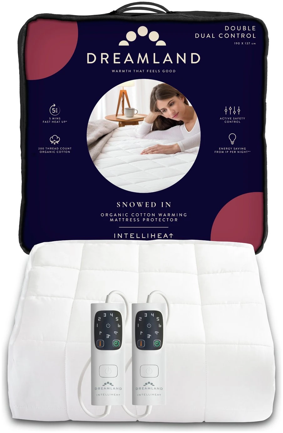 Dreamland Intelliheat Dual Control Mattress Protector-Double 12 Dreamland Intelliheat Dual Control Mattress Protector-Double - Image 10