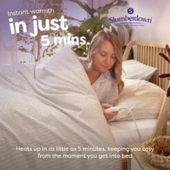 Slumberdown Warm Hugs Electric Blanket - Small Single 17 Slumberdown Warm Hugs Electric Blanket - Small Single -Bedding Promotion Store 3133259 R Z005A