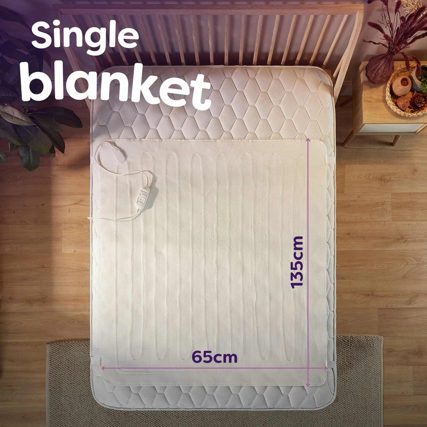 Slumberdown Warm Hugs Electric Blanket - Small Single 13 Slumberdown Warm Hugs Electric Blanket - Small Single - Image 11