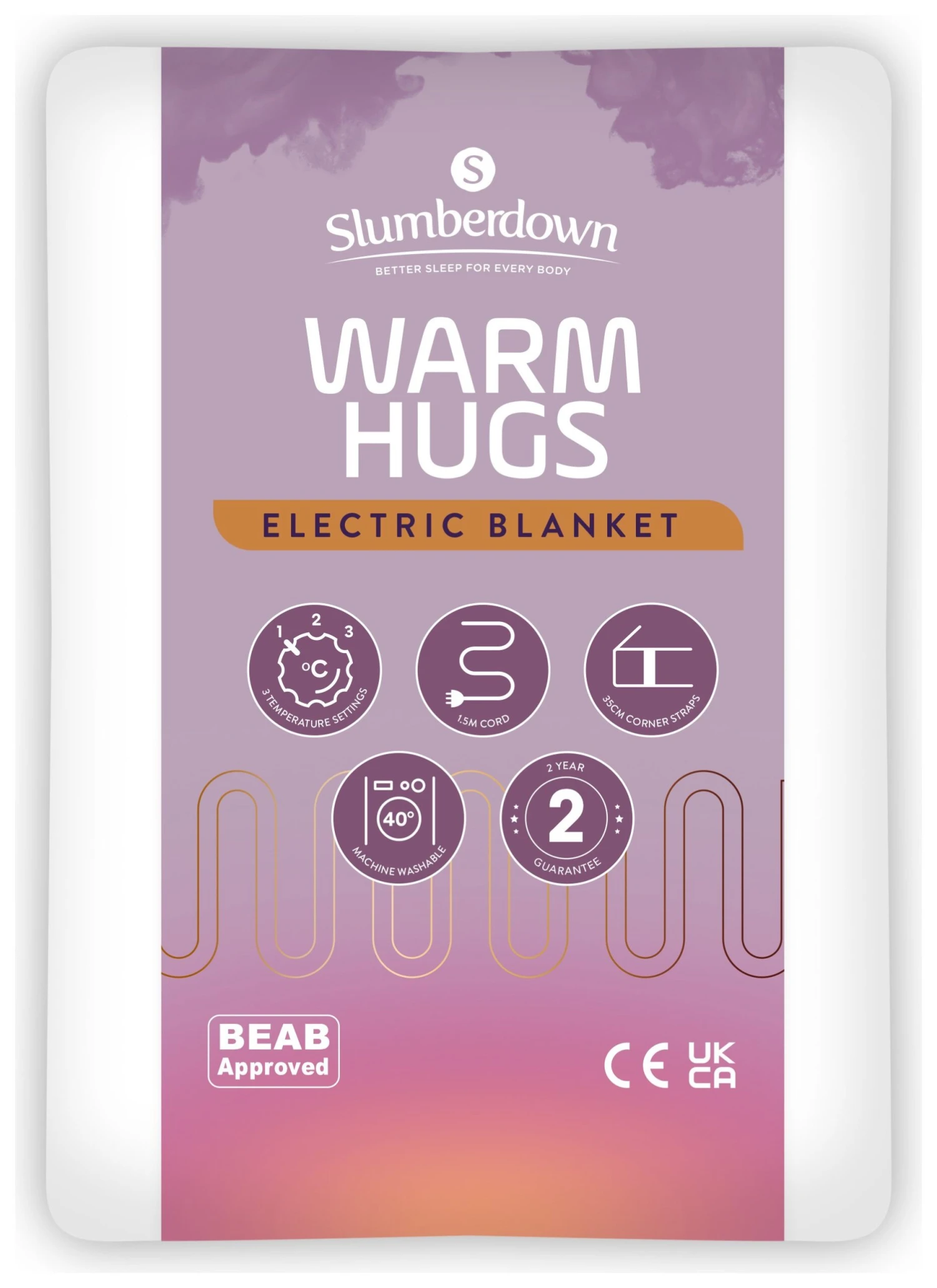 Slumberdown Warm Hugs Electric Blanket - Small Double 3 Slumberdown Warm Hugs Electric Blanket - Small Double