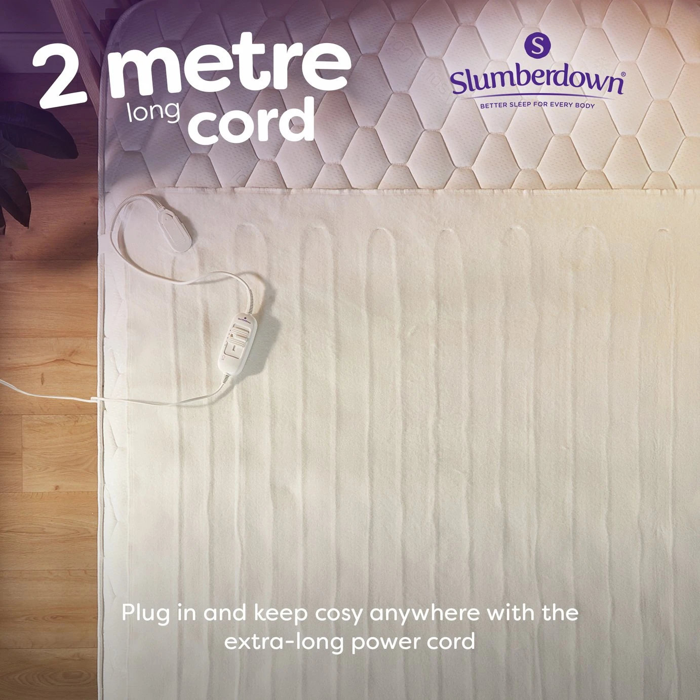 Slumberdown Warm Hugs Electric Blanket - Small Double 8 Slumberdown Warm Hugs Electric Blanket - Small Double - Image 6