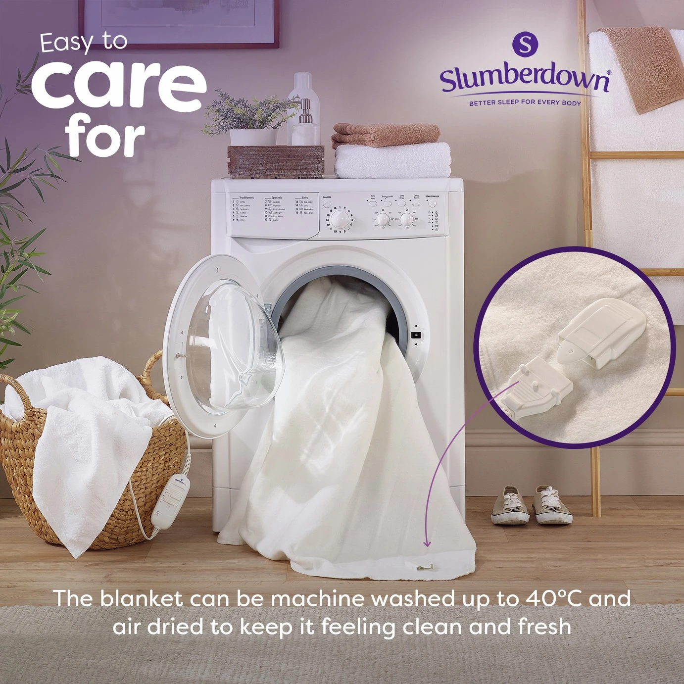 Slumberdown Warm Hugs Electric Blanket - Small Double 11 Slumberdown Warm Hugs Electric Blanket - Small Double - Image 9