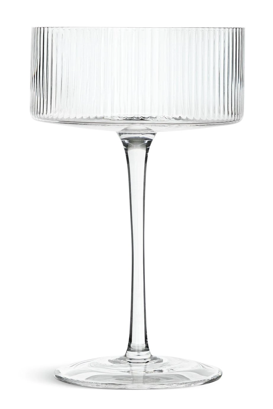 Habitat Ribbed Set Of 4 Champagne Coupe Glasses 5 Habitat Ribbed Set Of 4 Champagne Coupe Glasses - Image 3