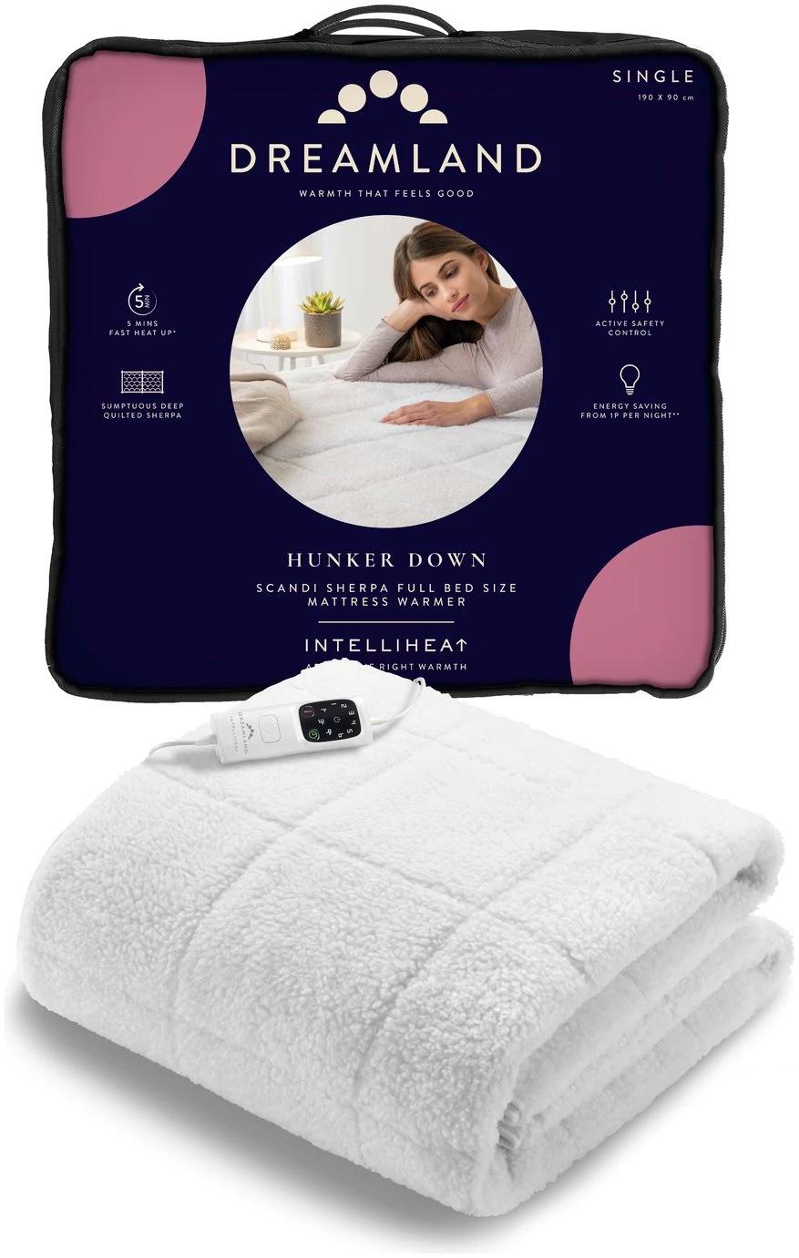 Dreamland Scandi Sherpa Underblanket-Single 12 Dreamland Scandi Sherpa Underblanket-Single - Image 10