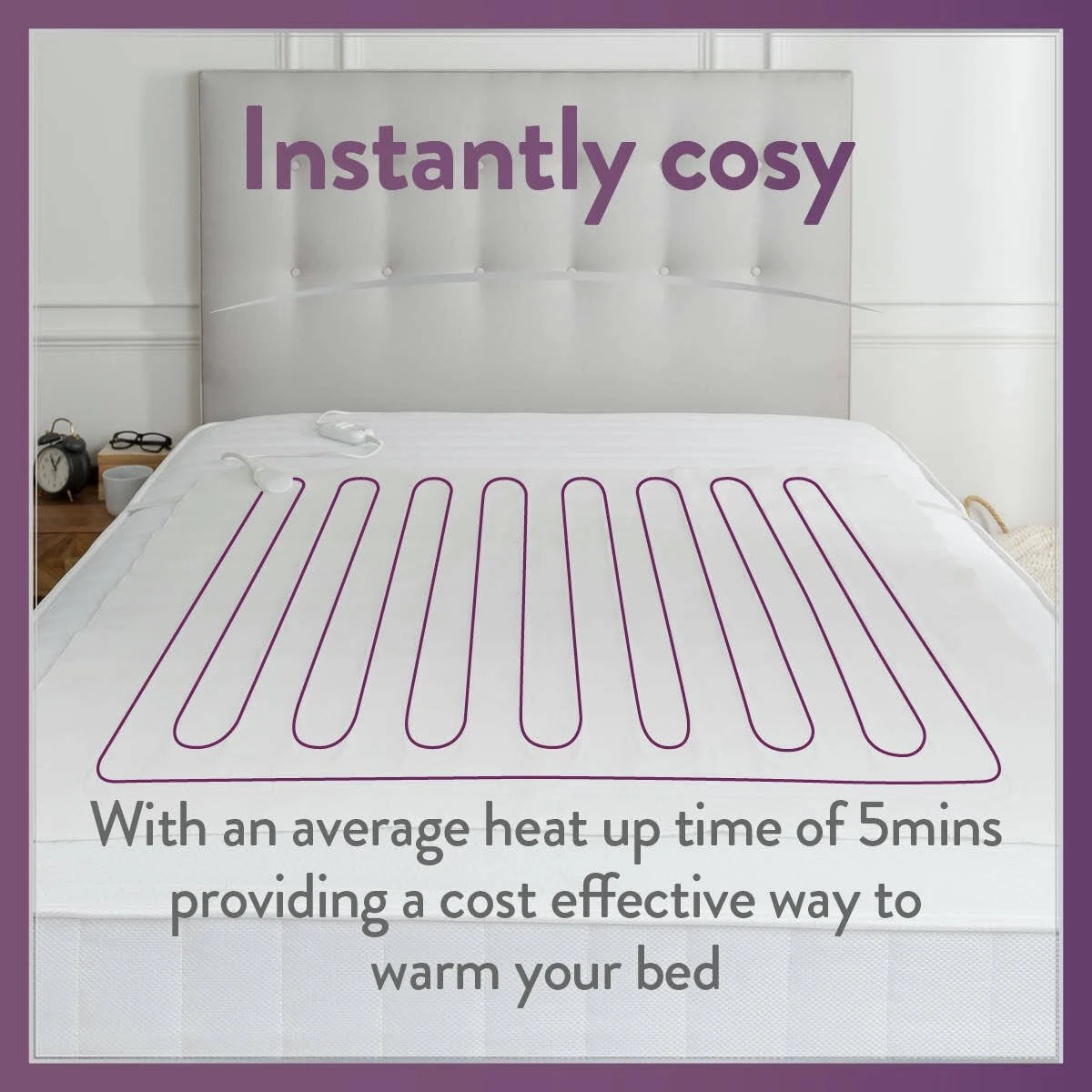 Slumberdown Comfy Cosy Nights Electric Blanket - Single 8 Slumberdown Comfy Cosy Nights Electric Blanket - Single - Image 6