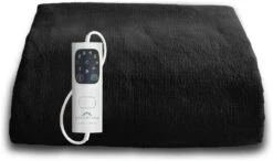 Dreamland Snuggle Up Black Heated Throw - Large -Bedding Promotion Store 3243699 R Z009A