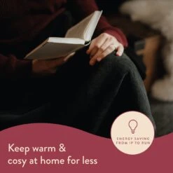 Dreamland Snuggle Up Black Heated Throw - Large -Bedding Promotion Store 3243699 R Z013A