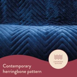 Dreamland Deluxe Velvet Royal Blue Heated Throw - Large -Bedding Promotion Store 3340901 R Z005A