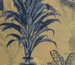 Habitat Palm Floral Print Mustard Bedding Set - Single -Bedding Promotion Store 3344457 R B001