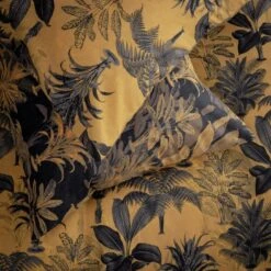 Habitat Palm Floral Print Mustard Bedding Set - Single -Bedding Promotion Store 3344457 R Z002C