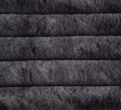 Habitat Ribbed Faux Fur Throw - Charcoal - 125X150cm 10 Habitat Ribbed Faux Fur Throw - Charcoal - 125X150cm -Bedding Promotion Store 3361320 R B001