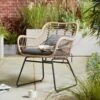 Habitat Ross Rattan Effect Garden Chair - Natural 2 Habitat Ross Rattan Effect Garden Chair - Natural -Bedding Promotion Store 3412688 R Z001A