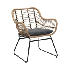 Habitat Ross Rattan Effect Garden Chair - Natural -Bedding Promotion Store 3412688 R Z003A