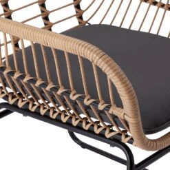 Habitat Ross Rattan Effect Garden Chair - Natural -Bedding Promotion Store 3412688 R Z004A