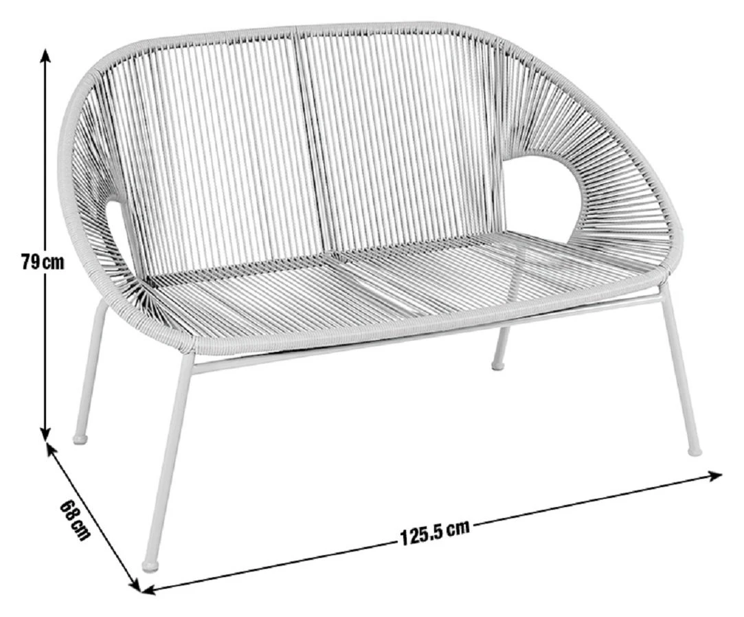 Habitat Nordic Spring 2 Seater Garden Bench 5 Habitat Nordic Spring 2 Seater Garden Bench - Image 3