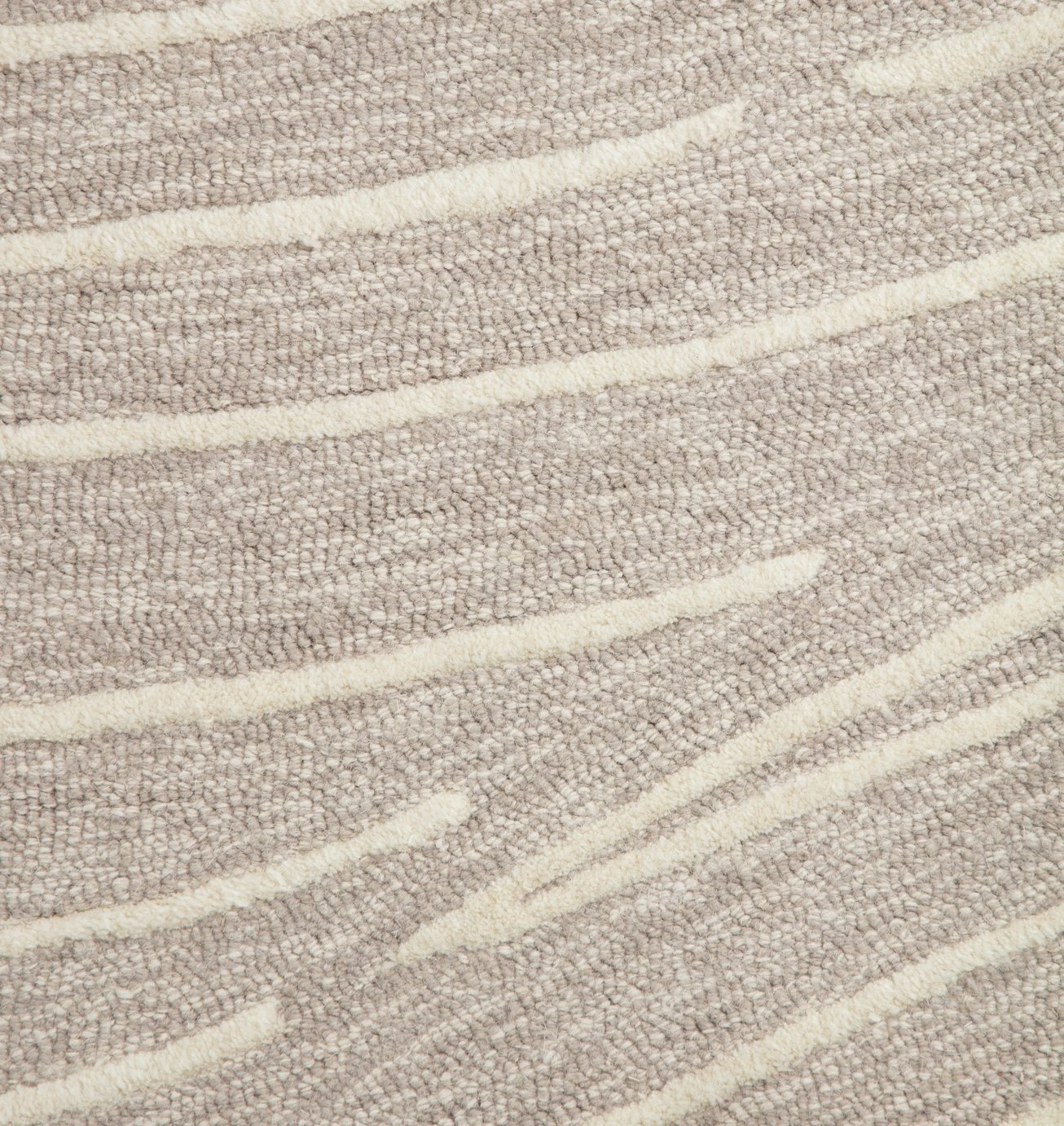 Habitat Hand Tufted Wool & Cotton Rug - Natural -120X170cm 5 Habitat Hand Tufted Wool & Cotton Rug - Natural -120X170cm - Image 3