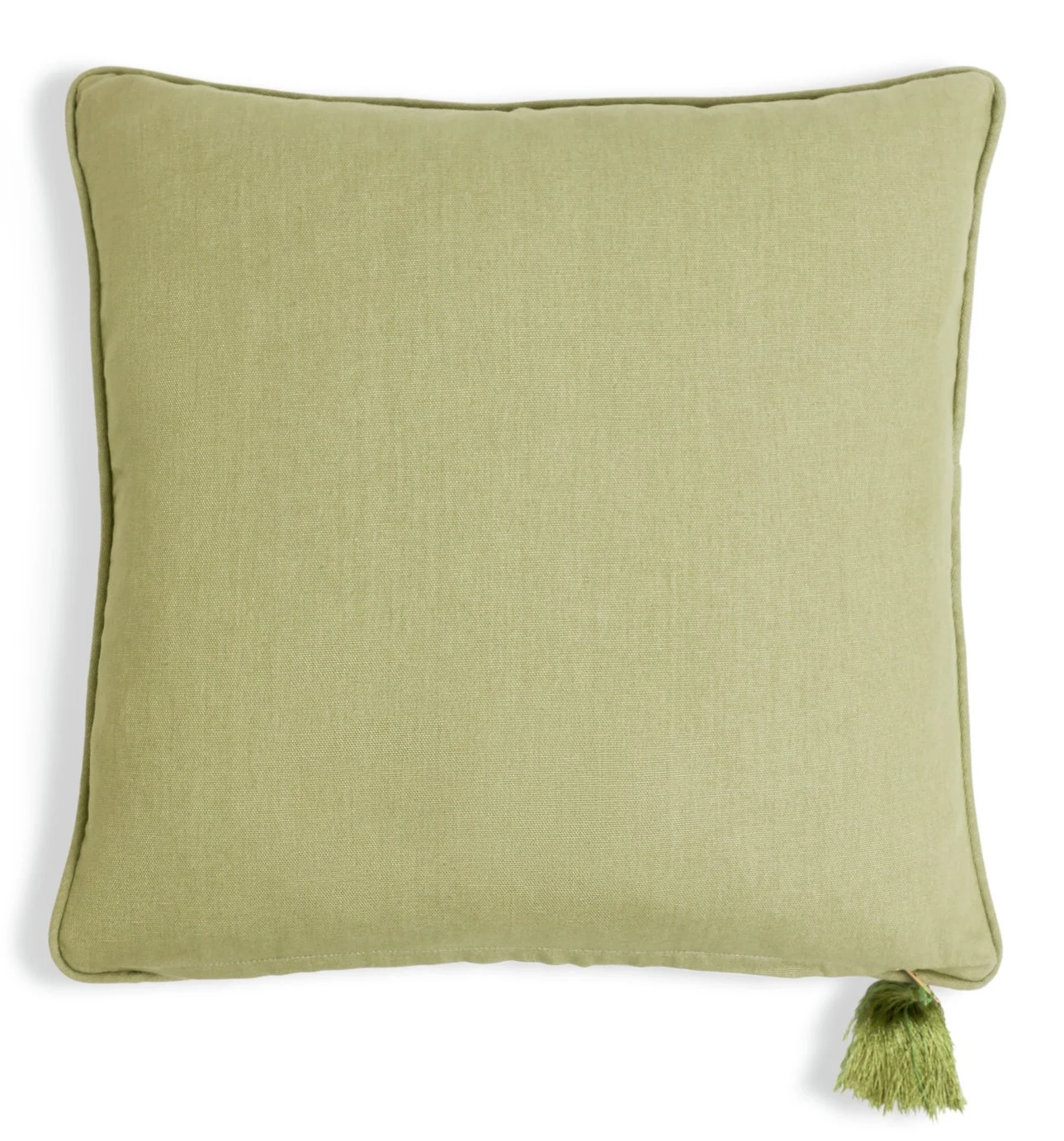 Habitat Embroidered Palm Cushion - Green -43X43cm 6 Habitat Embroidered Palm Cushion - Green -43X43cm - Image 4