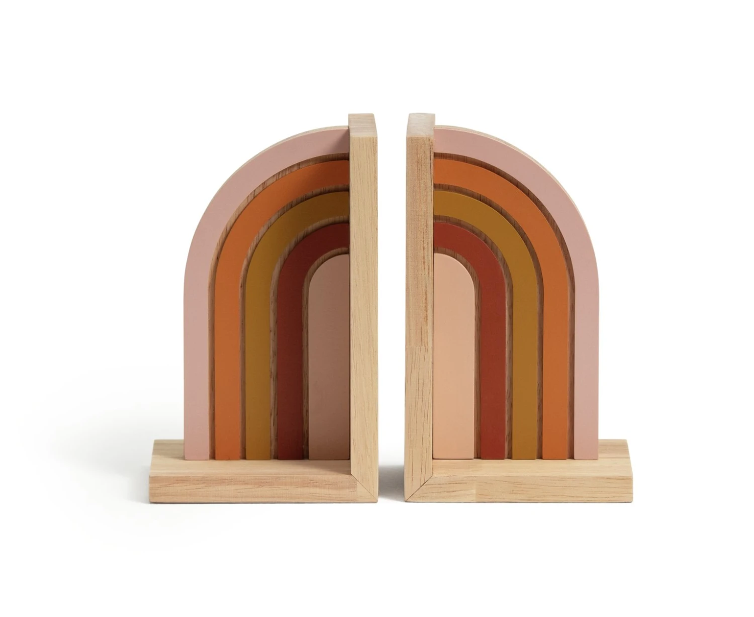 Habitat Kids Rainbow Bookends - Multicoloured 3 Habitat Kids Rainbow Bookends - Multicoloured