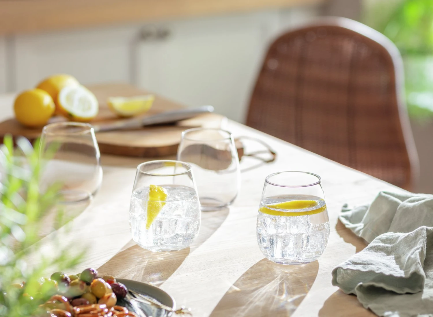 Habitat Apple Set Of 4 Tumbler Glasses 4 Habitat Apple Set Of 4 Tumbler Glasses - Image 2