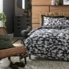 Habitat Cotton Bark Print Black & Grey Bedding Set - Double 2 Habitat Cotton Bark Print Black & Grey Bedding Set - Double -Bedding Promotion Store 4095798 R Z001C