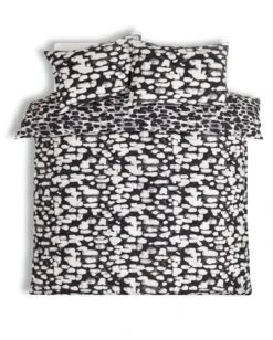 Habitat Cotton Bark Print Black & Grey Bedding Set - Double -Bedding Promotion Store 4095798 R Z002A
