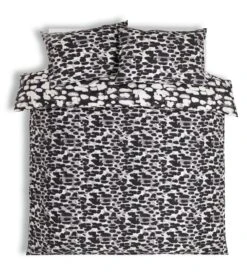 Habitat Cotton Bark Print Black & Grey Bedding Set - Double -Bedding Promotion Store 4095798 R Z003A