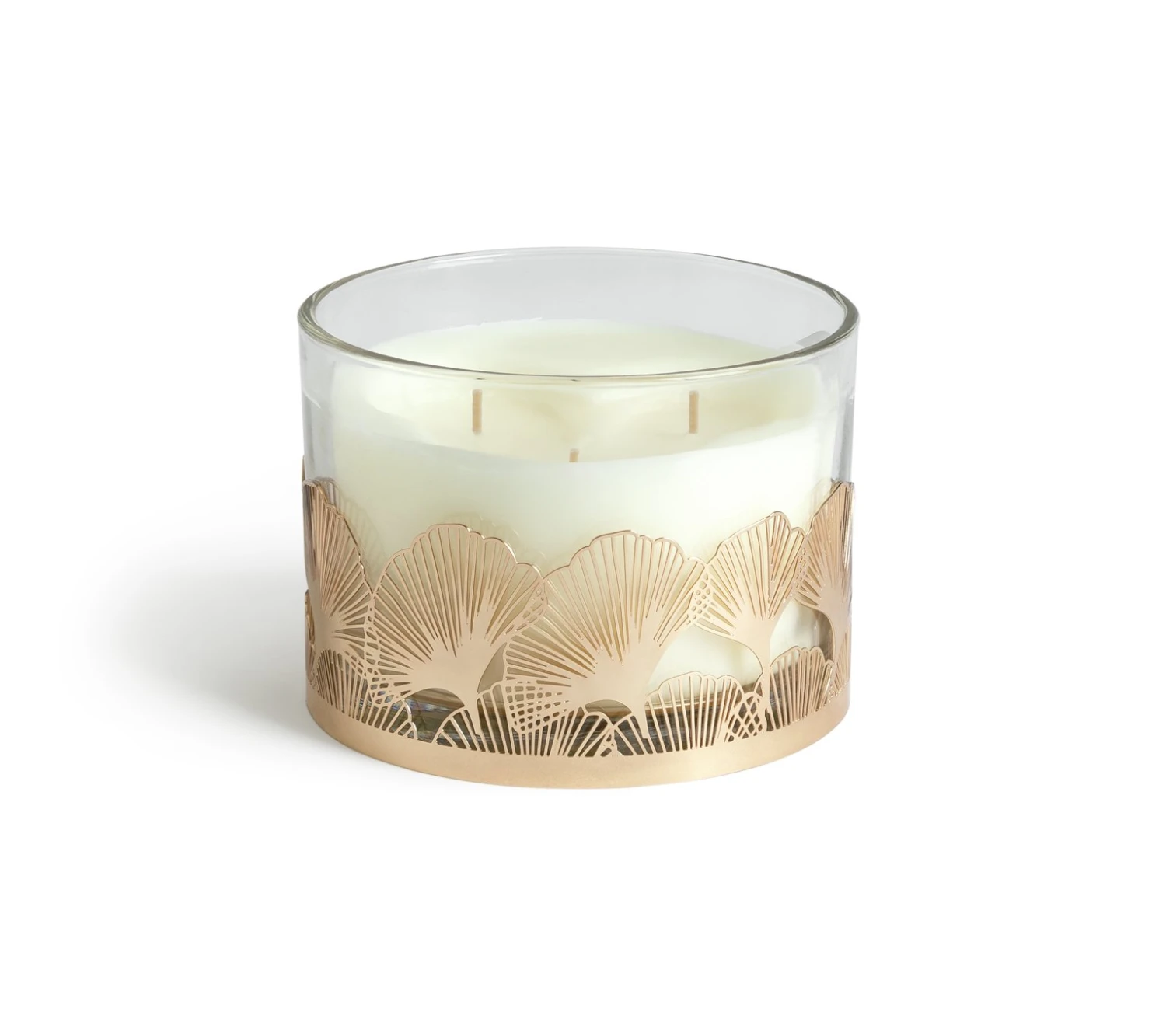 Habitat Metal Cut Large Candle - Rose Saffron & Amber 3 Habitat Metal Cut Large Candle - Rose Saffron & Amber