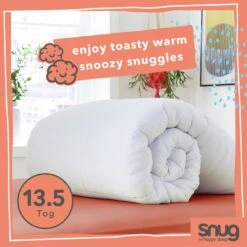 Snug Snuggle Up 13.5 Tog Duvet - Single 13 Snug Snuggle Up 13.5 Tog Duvet - Single -Bedding Promotion Store 4461061 R Z003A