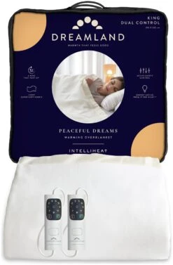 Dreamland Ivory Supersoft Dual Control Overblanket-King 23 Dreamland Ivory Supersoft Dual Control Overblanket-King -Bedding Promotion Store 4463973 R Z002A