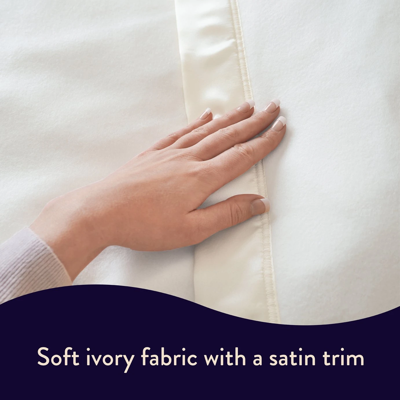 Dreamland Ivory Supersoft Dual Control Overblanket-King 7 Dreamland Ivory Supersoft Dual Control Overblanket-King - Image 5