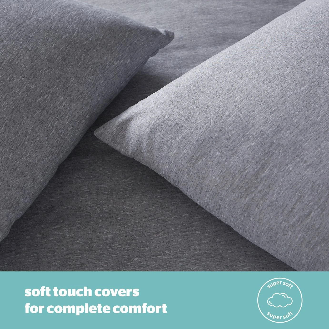 Silentnight Coverless 10.5Tog Grey Duvet & Pillowcase-Single 5 Silentnight Coverless 10.5Tog Grey Duvet & Pillowcase-Single - Image 3