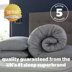 Silentnight Coverless 10.5Tog Grey Duvet & Pillowcase-Single 20 Silentnight Coverless 10.5Tog Grey Duvet & Pillowcase-Single -Bedding Promotion Store 4468624 R Z009A