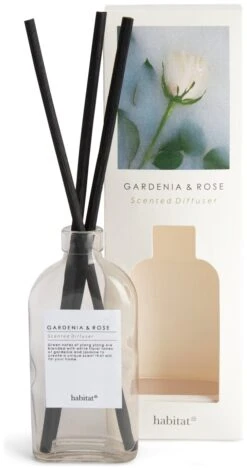 Habitat 150ml Scented Diffuser - Gardenia & Rose -Bedding Promotion Store 4497444 R Z002A
