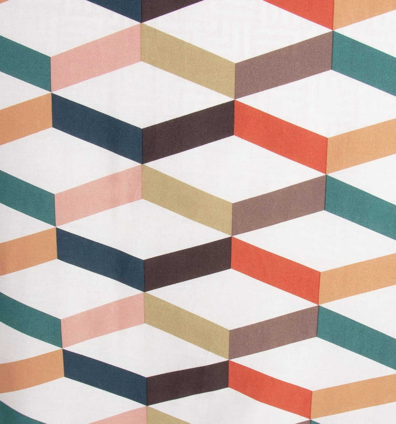 Habitat Geometric ZigZag Multicolour Bedding Set - Single 4 Habitat Geometric ZigZag Multicolour Bedding Set - Single - Image 2