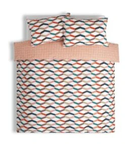 Habitat Geometric ZigZag Multicolour Bedding Set - Single 11 Habitat Geometric ZigZag Multicolour Bedding Set - Single -Bedding Promotion Store 4529257 R Z002A