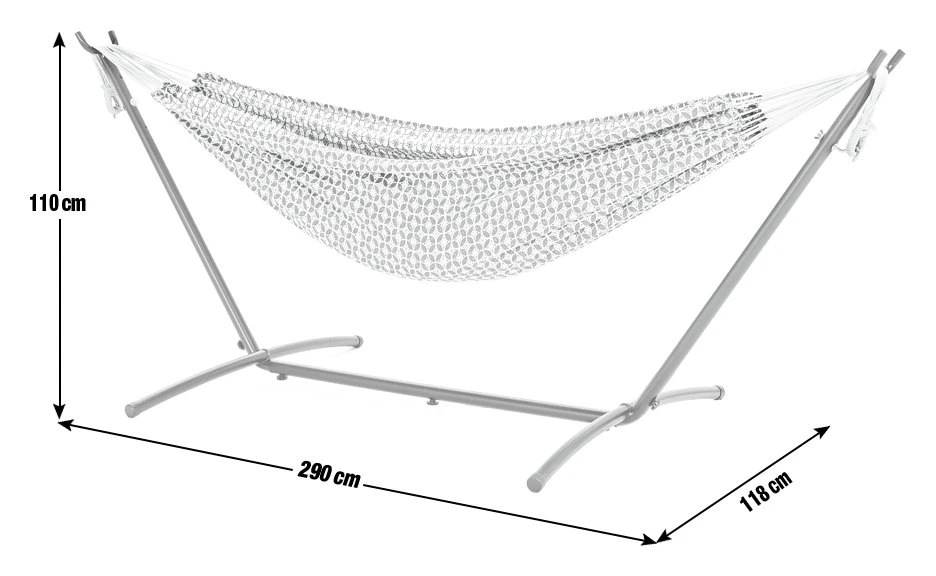 Habitat Boho Hammock With Metal Stand 5 Habitat Boho Hammock With Metal Stand - Image 3