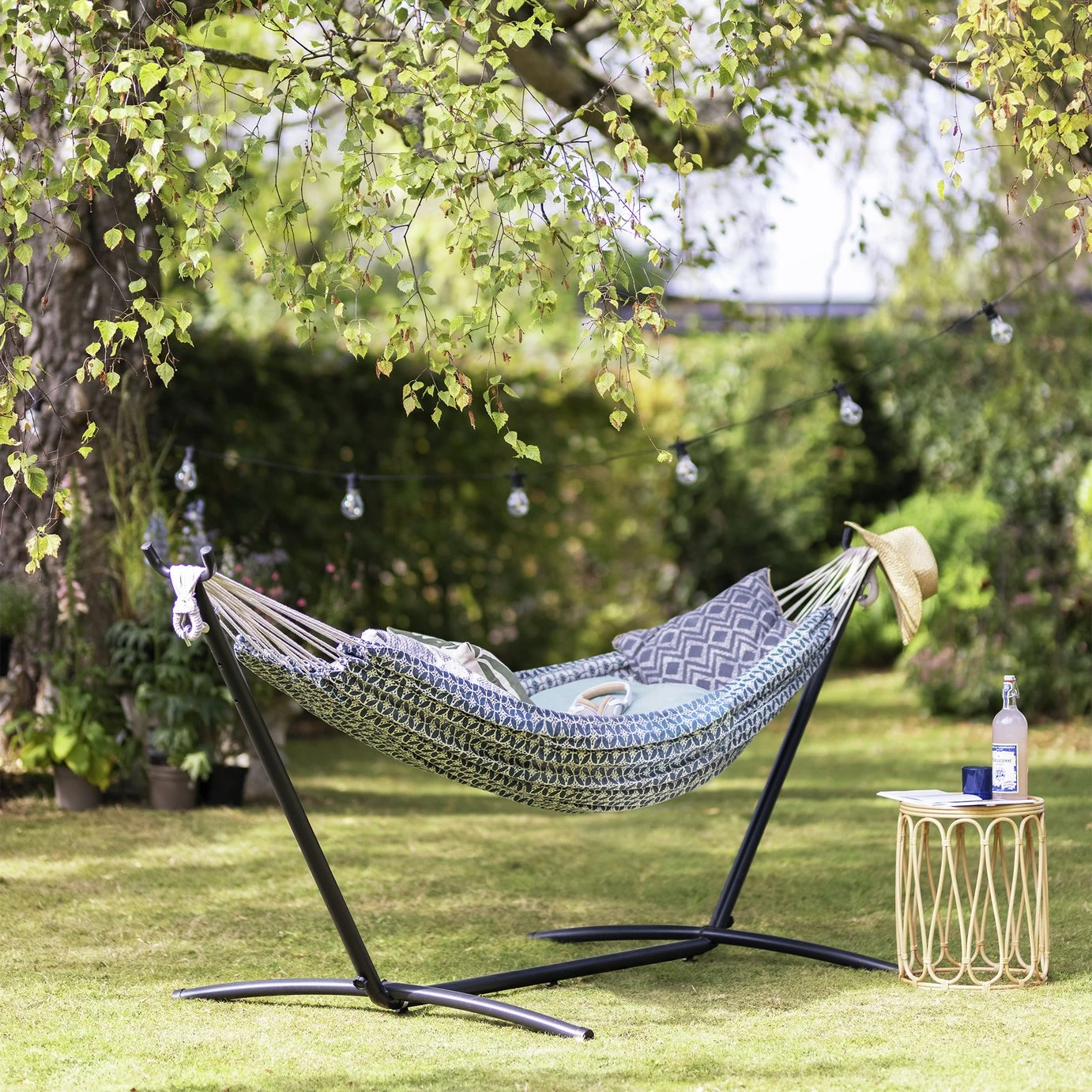 Habitat Boho Hammock With Metal Stand 3 Habitat Boho Hammock With Metal Stand
