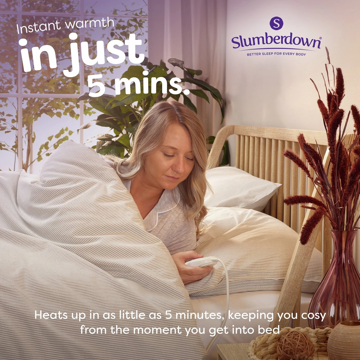 Slumberdown Perfeclty Warm Luxury Electric Blanket-Superking 7 Slumberdown Perfeclty Warm Luxury Electric Blanket-Superking - Image 5